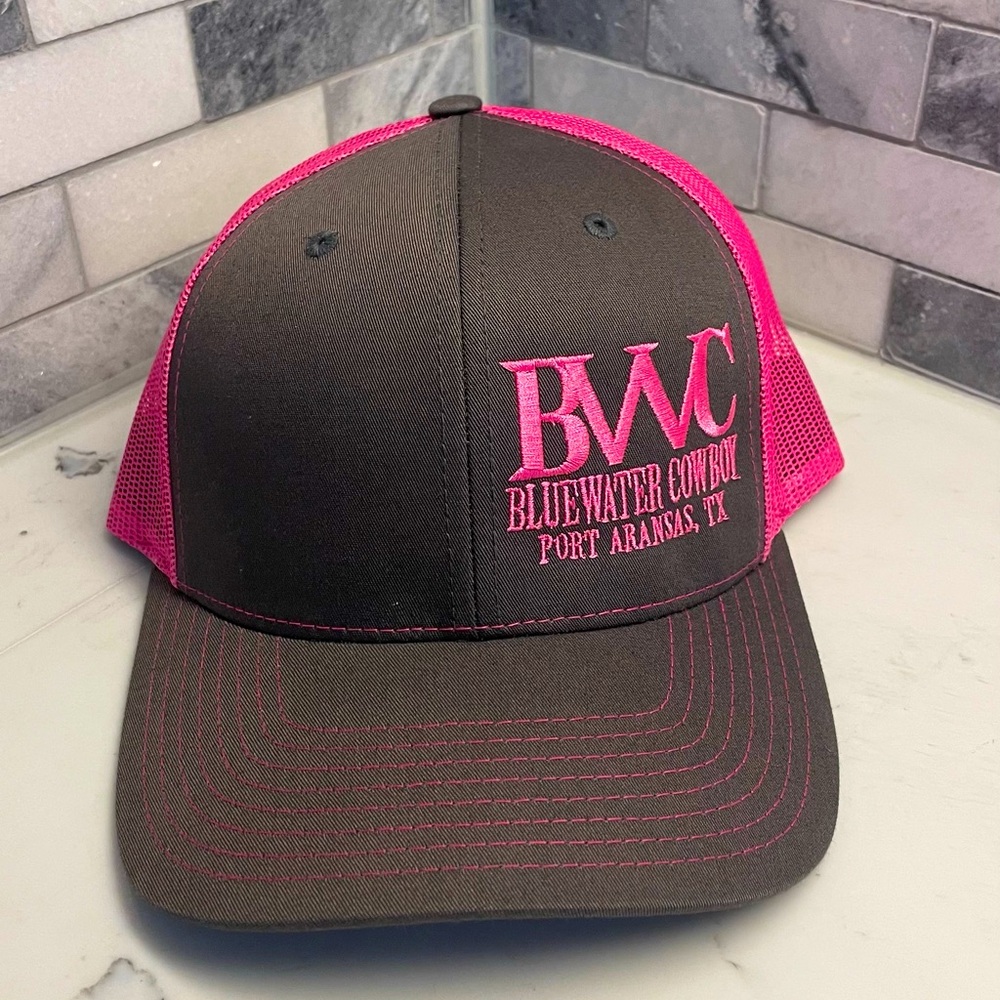 BWC - Blue Water Cowboy Logo Left Print Structured Cap
